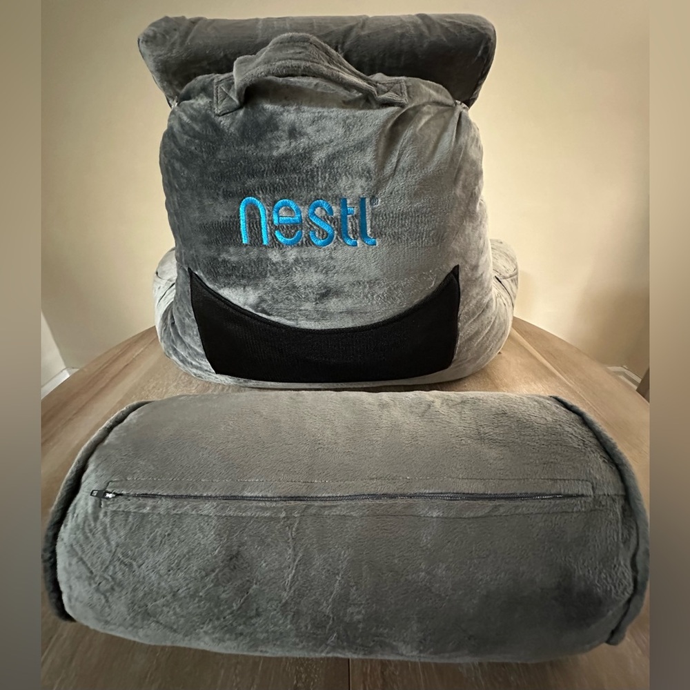 Nestl Reading Pillow - Large - Grey - Picture 4 of 4